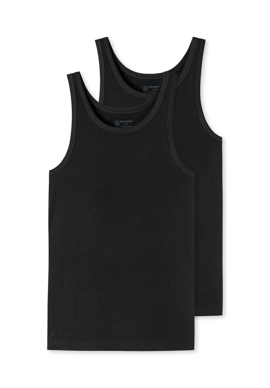 Мужская футболка-майка в упаковке 2 шт. - серия 95/5, круглый вырез, S-4XL SCHIESSER, черный
Мужская футболка-майка в упаковке 2 шт. - серия 95/5, круглый вырез, S-4XL SCHIESSER, черный
