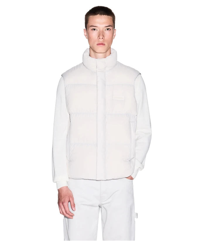 Пуховая куртка без рукавов на молнии Armani Exchange, белый
Пуховая куртка без рукавов на молнии Armani Exchange, белый