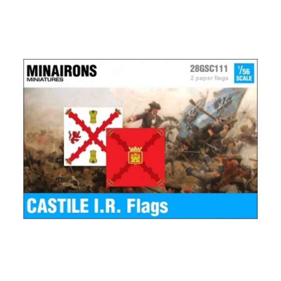 Флаги Кастилии ИК, War of Spanish Succession - Decals & Flags (1:56)
Флаги Кастилии ИК, War of Spanish Succession - Decals & Flags (1:56)