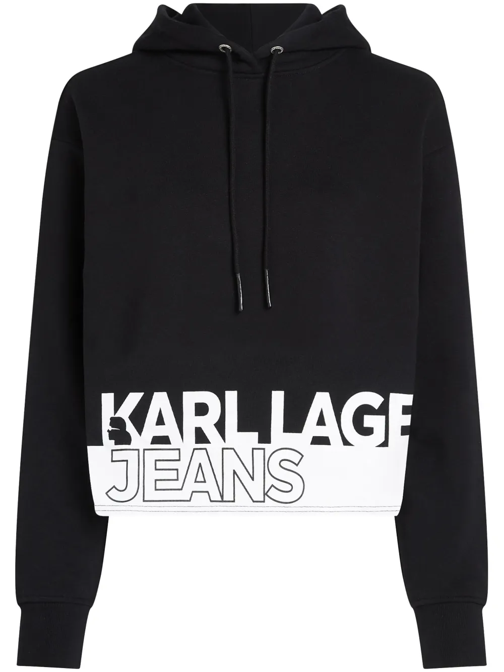 Худи с кулиской и логотипом Karl Lagerfeld Jeans, черный
Худи с кулиской и логотипом Karl Lagerfeld Jeans, черный