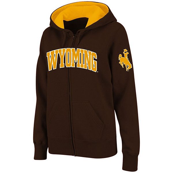 Женская худи с молнией и арочной надписью Wyoming Cowboys в спортивном стиле, коричневый Colosseum
Женская худи с молнией и арочной надписью Wyoming Cowboys в спортивном стиле, коричневый Colosseum