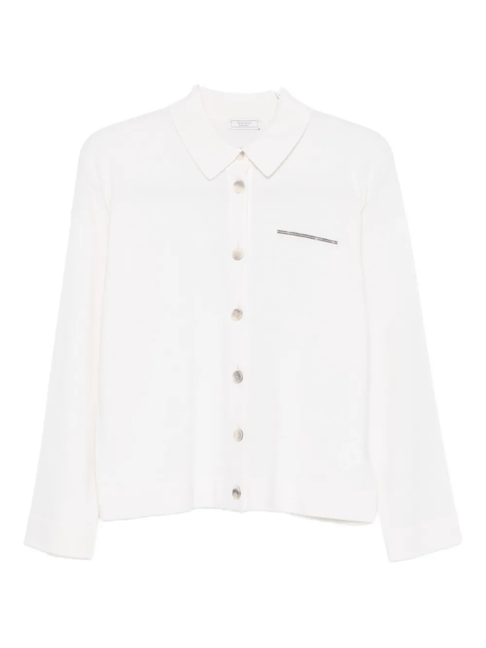 Кардиган на пуговицах Peserico, белый
Кардиган на пуговицах Peserico, белый