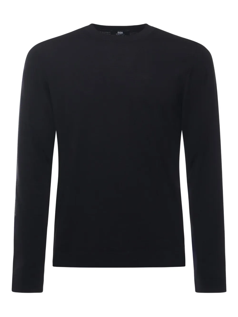 Кашемировый свитер с круглым вырезом ALPHA STUDIO, черный
Кашемировый свитер с круглым вырезом ALPHA STUDIO, черный
