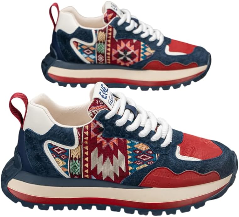 Мужские модные кроссовки с вышивкой, низкие, на шнуровке, повседневная обувь, подходит для всех сезонов Hoalox, красный/синий
Мужские модные кроссовки с вышивкой, низкие, на шнуровке, повседневная обувь, подходит для всех сезонов Hoalox, красный/синий