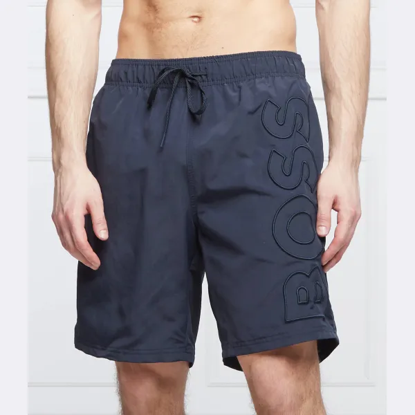 Плавки-Шорты стандартного кроя с изображением кита Boss, синий
Плавки-Шорты стандартного кроя с изображением кита Boss, синий