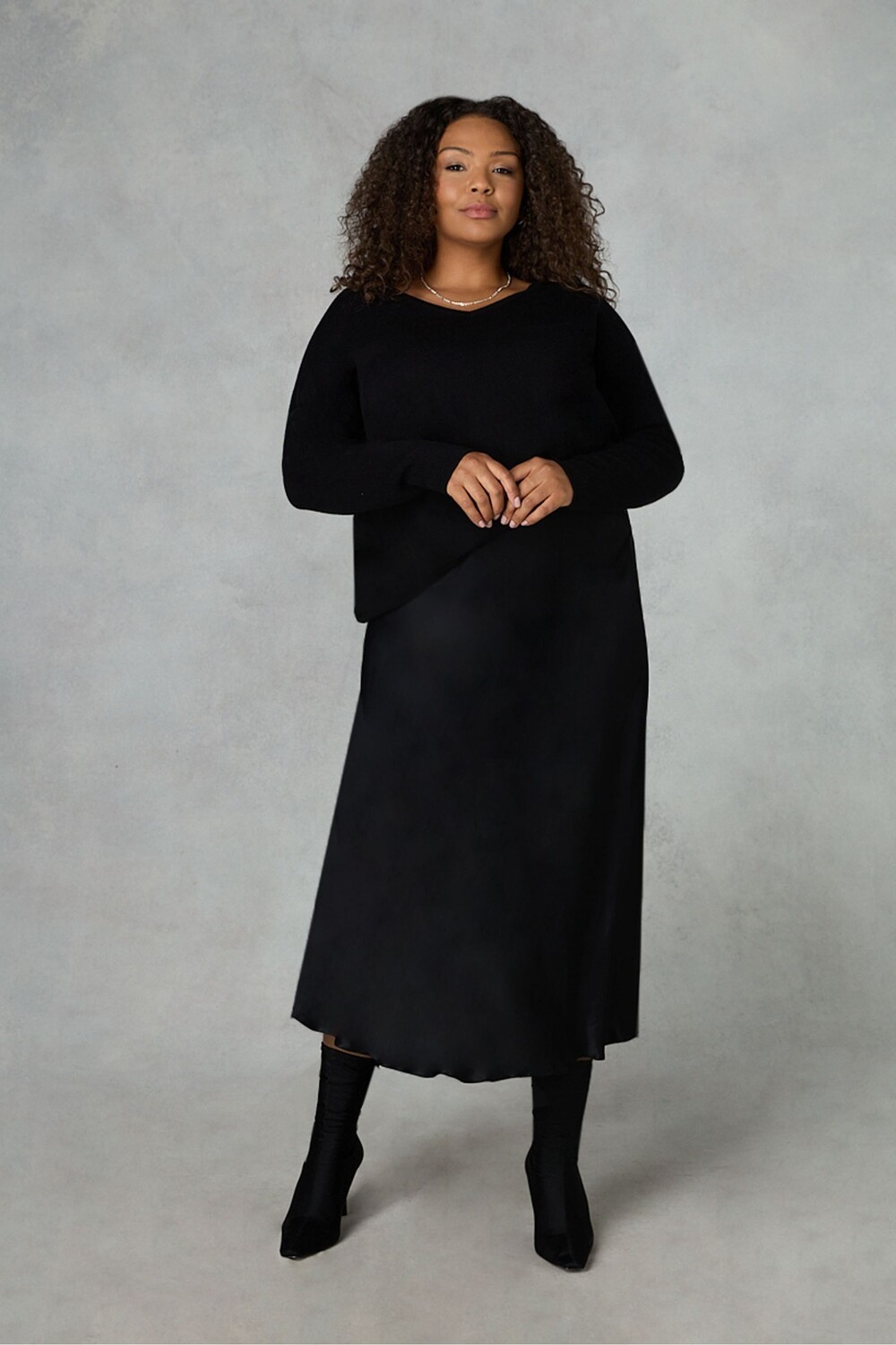 Черная юбка Curve Bias Cut Live Unlimited, черный
Черная юбка Curve Bias Cut Live Unlimited, черный