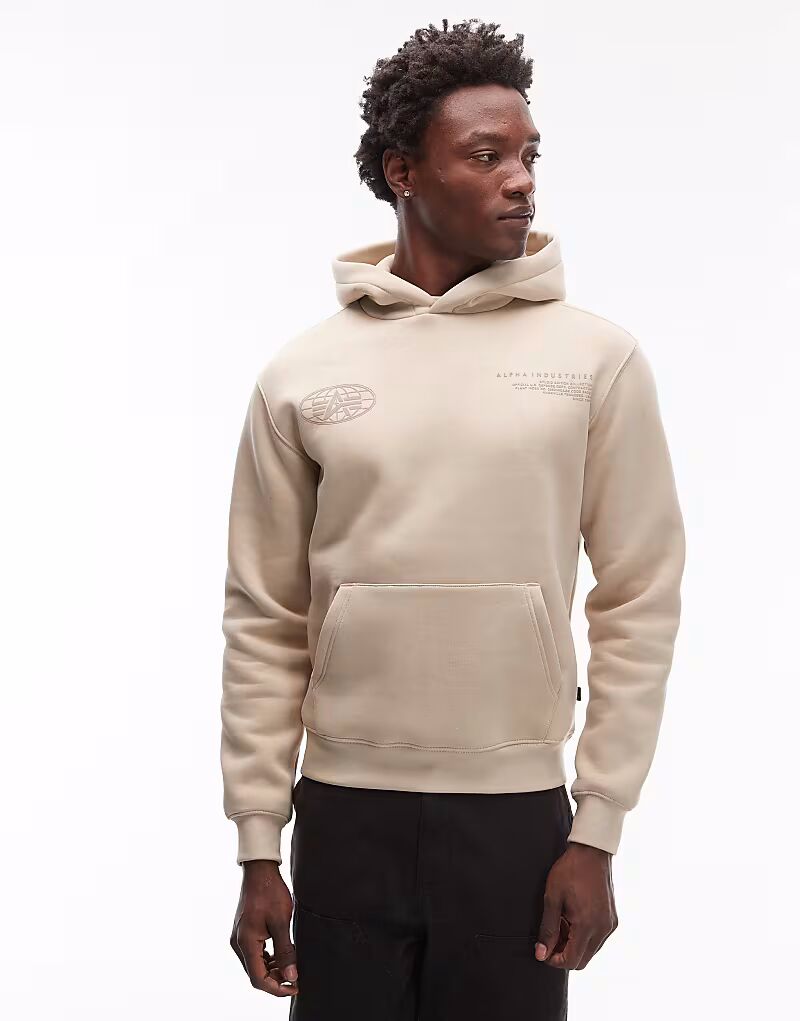 Толстовка с принтом логотипа в кремовом цвете Alpha Industries
Толстовка с принтом логотипа в кремовом цвете Alpha Industries