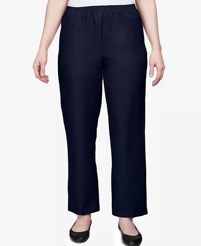 Классические брюки прямого покроя с застежкой-молнией в вариантах Petite и Petite Short Alfred Dunner, синий
Классические брюки прямого покроя с застежкой-молнией в вариантах Petite и Petite Short Alfred Dunner, синий