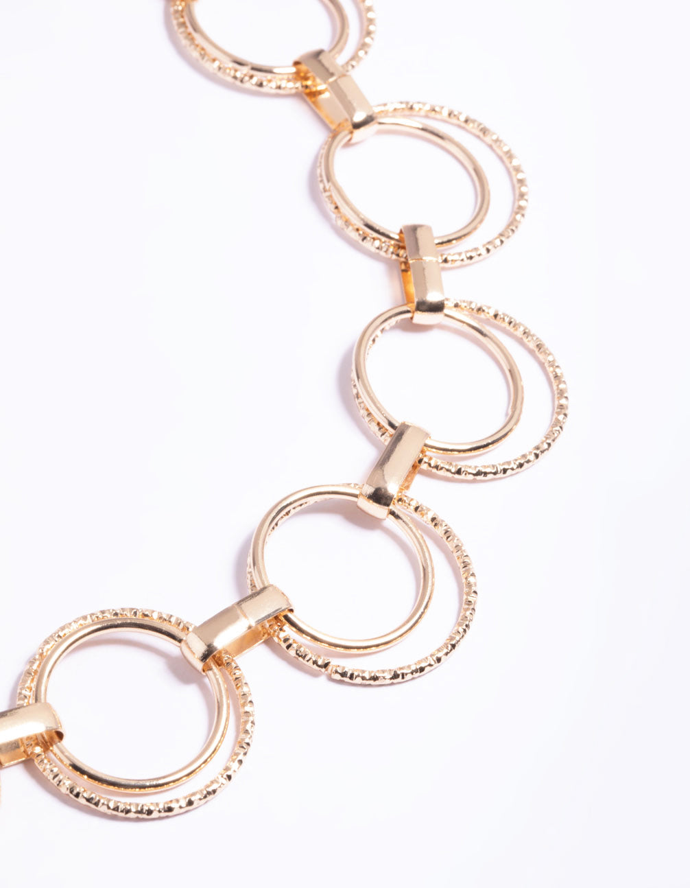 Золотой ремень с двойными кольцевыми звеньями Lovisa
Золотой ремень с двойными кольцевыми звеньями Lovisa