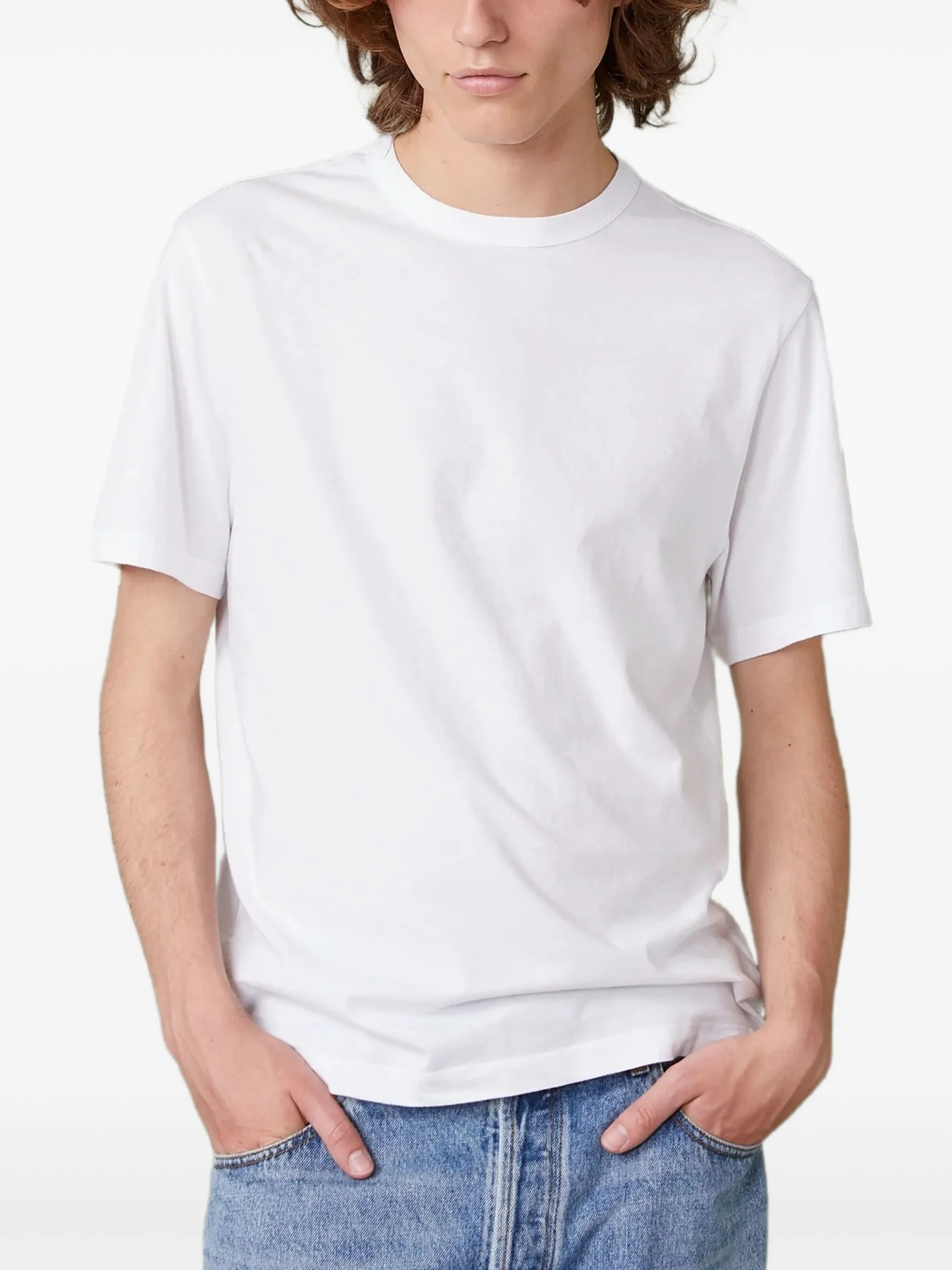 Футболка с круглым вырезом Officine Generale, белый
Футболка с круглым вырезом Officine Generale, белый