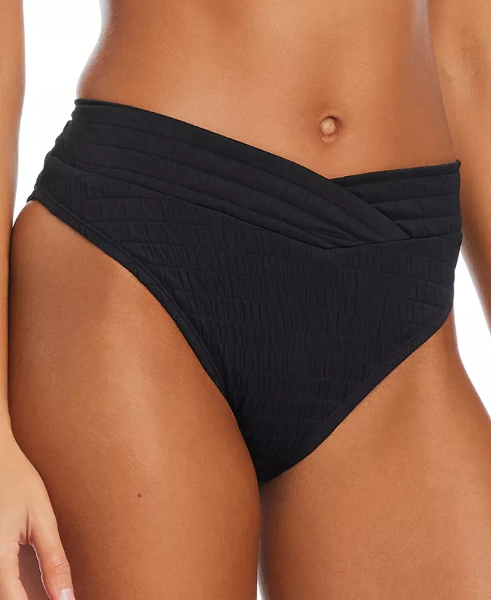 Женские бикини-трусы Pucker Up с V-образным вырезом на талии и высоким боковым разрезом Bar III, черный
Женские бикини-трусы Pucker Up с V-образным вырезом на талии и высоким боковым разрезом Bar III, черный