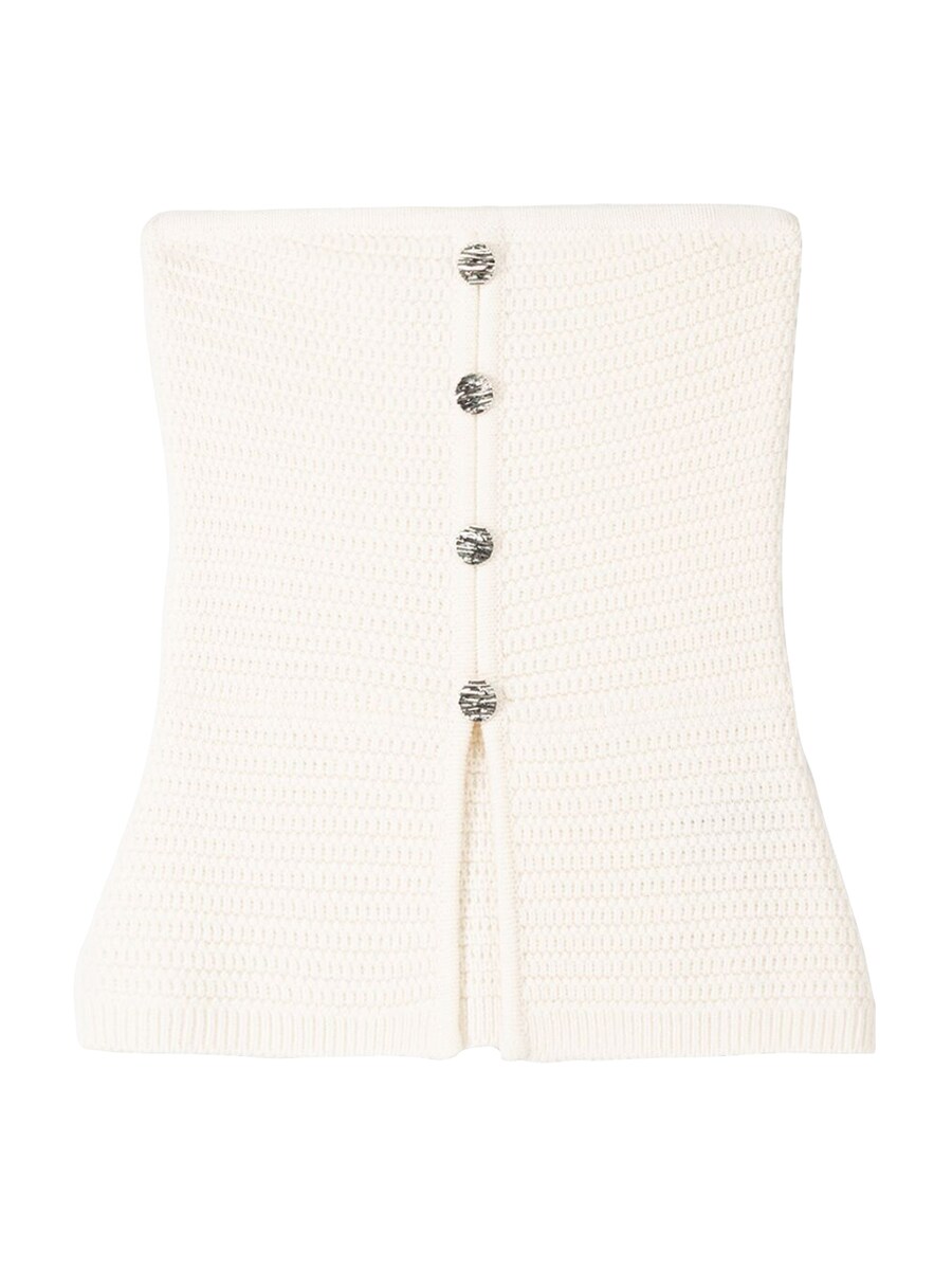 Вязаный топ Bershka, экрю
Вязаный топ Bershka, экрю