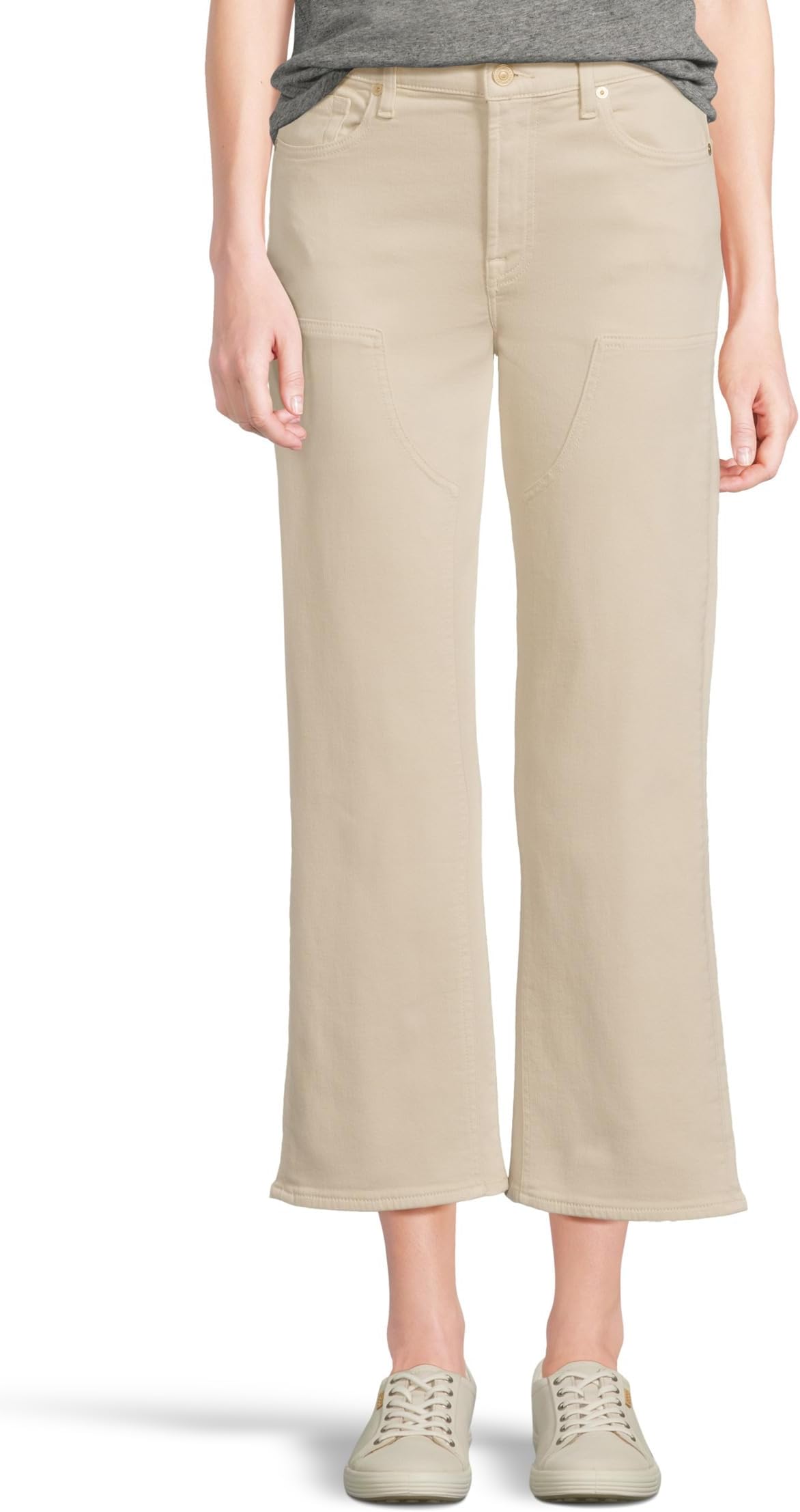 Джинсы 7 For All Mankind Cropped Alexa, Creme
Джинсы 7 For All Mankind Cropped Alexa, Creme