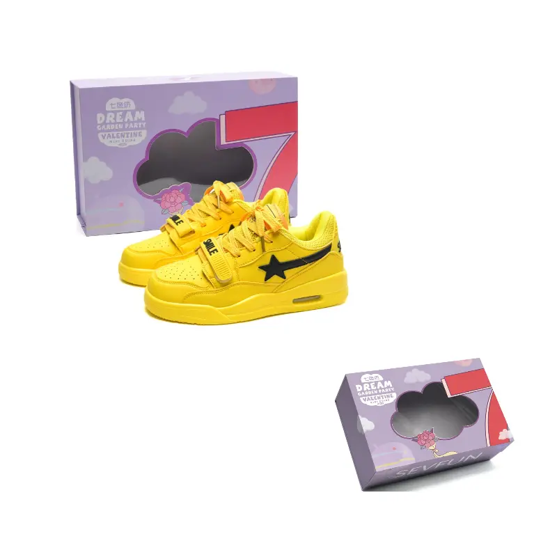 7 SEVFUN Лоу-топ скейтборд кроссовки унисекс сырно-желтые, цвет Cheese Yellow
7 SEVFUN Лоу-топ скейтборд кроссовки унисекс сырно-желтые, цвет Cheese Yellow