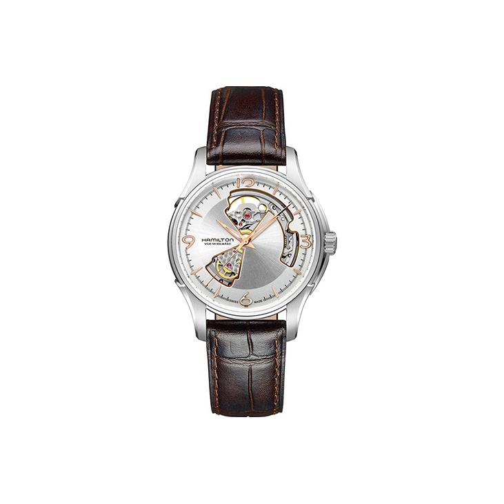 Hamilton Часы Jazzmaster Open Heart Auto H32565555, Silver Gray Watch Dial with Dark Brown Strap
Hamilton Часы Jazzmaster Open Heart Auto H32565555, Silver Gray Watch Dial with Dark Brown Strap