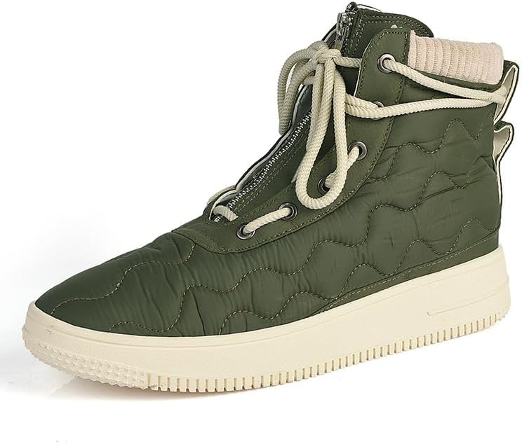 Мужские высокие кроссовки ZHOUPULP с толстой подошвой, противоскользящие, повседневные, с передней молнией и шнуровкой для уличного стиля, зеленый
Мужские высокие кроссовки ZHOUPULP с толстой подошвой, противоскользящие, повседневные, с передней молнией и шнуровкой для уличного стиля, зеленый