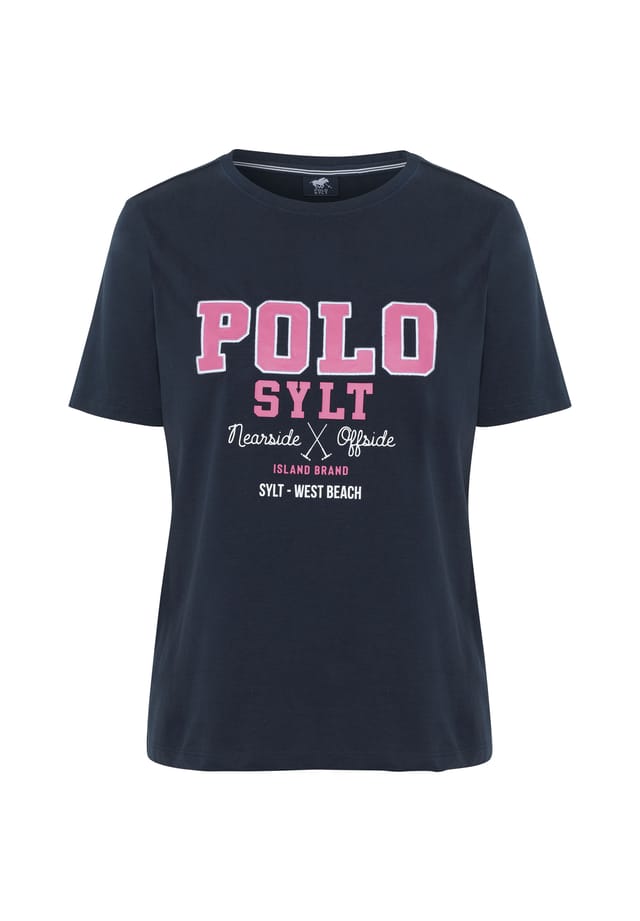 Футболка с пигментным принтом в стиле этикетки Polo Sylt, цвет 19-4010 total eclipse
Футболка с пигментным принтом в стиле этикетки Polo Sylt, цвет 19-4010 total eclipse