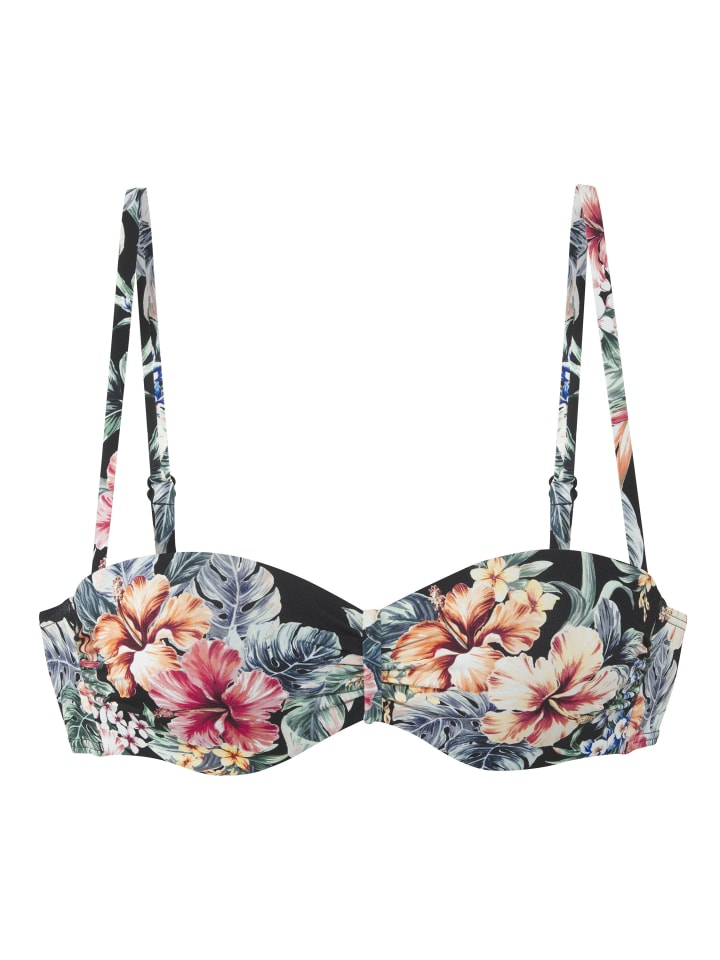 Верх бикини LASCANA, цвет schwarz bedruckt
Верх бикини LASCANA, цвет schwarz bedruckt