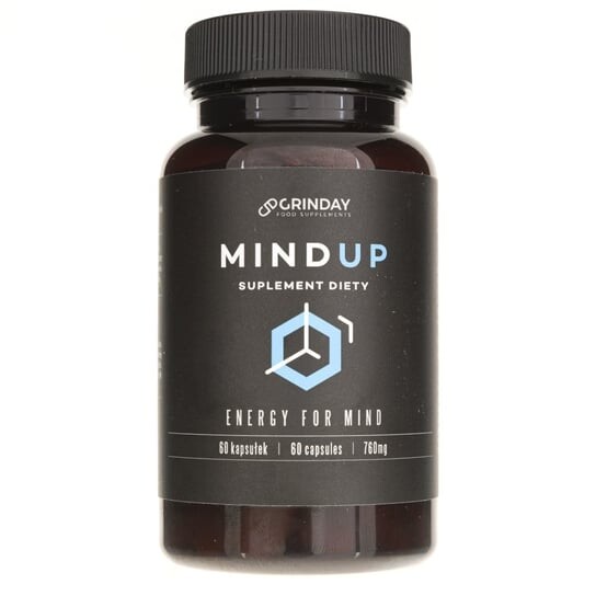 Grinday, Mind Up Energy For Mind, 60 капсул
Grinday, Mind Up Energy For Mind, 60 капсул