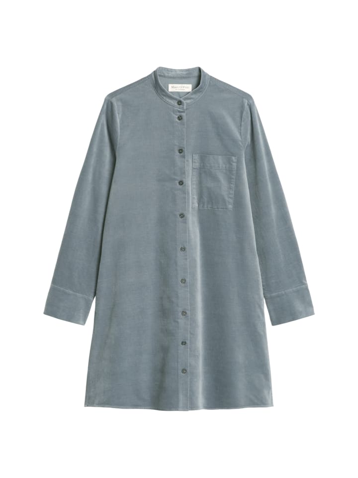 Marc O'Polo Бархатное платье-рубашка А-образного силуэта, серо-голубого цвета
Marc O'Polo Бархатное платье-рубашка А-образного силуэта, серо-голубого цвета