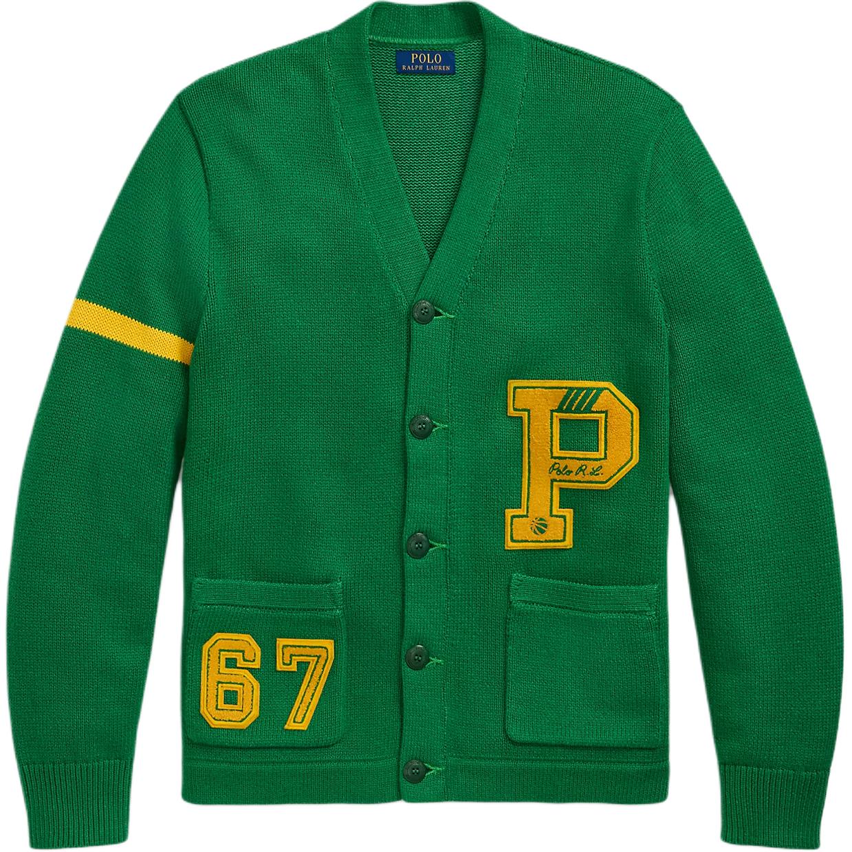 Кардиган letterman Polo Ralph Lauren, зеленый
Кардиган letterman Polo Ralph Lauren, зеленый