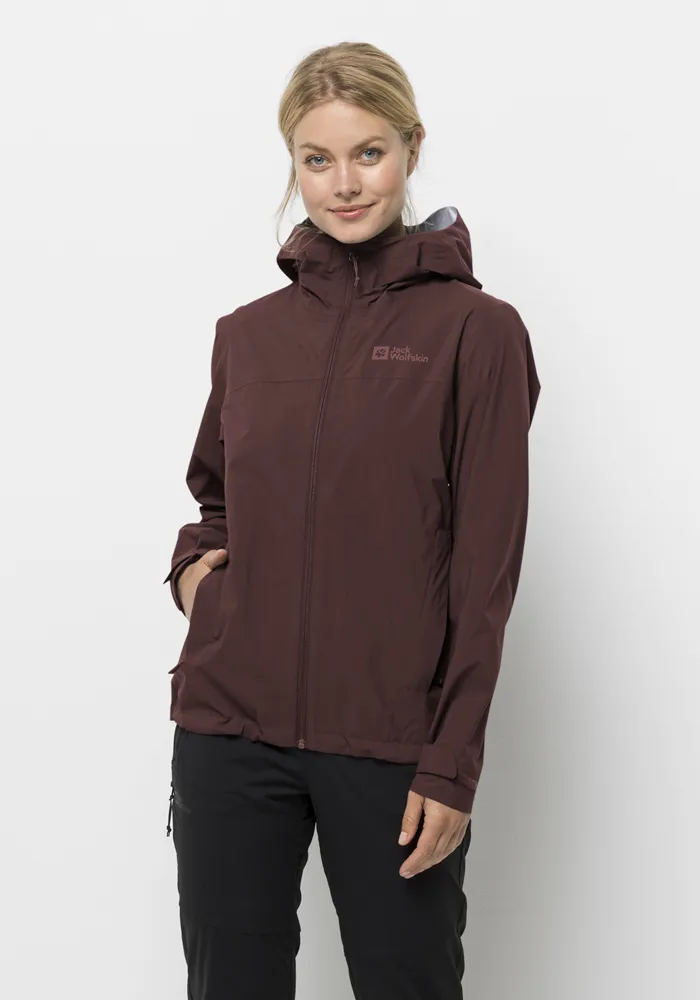 Куртка Jack Wolfskin "ELSBERG 2.5L JKT W", с капюшоном, бордовый 
Куртка Jack Wolfskin "ELSBERG 2.5L JKT W", с капюшоном, бордовый