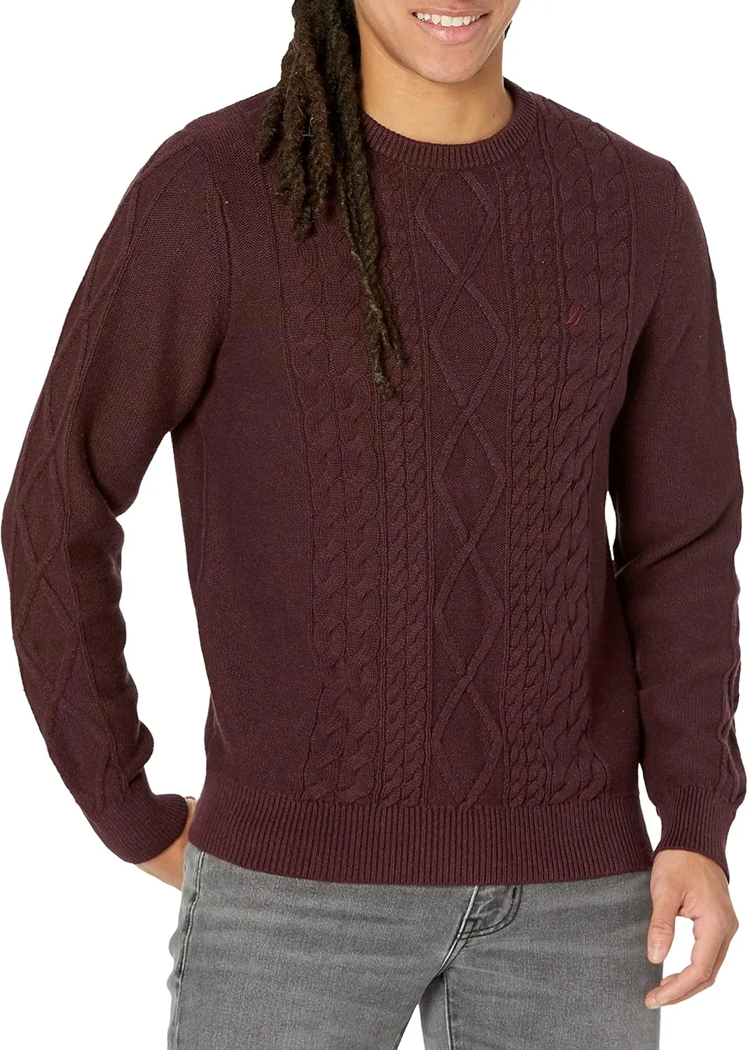 Nautica мужской свитер Cable-Knit
Nautica мужской свитер Cable-Knit