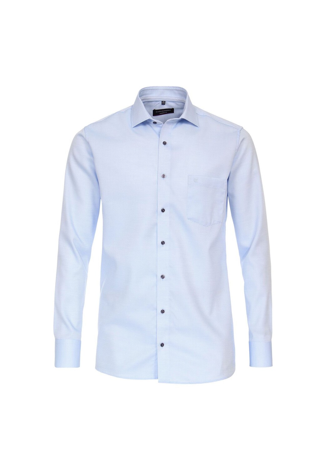 Мужская деловая рубашка однотонного современного кроя CASAMODA, светло-синий
Мужская деловая рубашка однотонного современного кроя CASAMODA, светло-синий