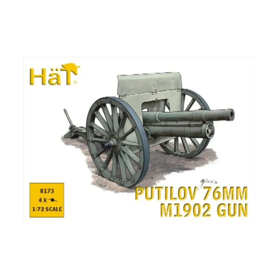 76-мм пушка Путилова образца 1902 г., Historical Plastic Military Figures - WWI (1:72) (Hat Industries)
76-мм пушка Путилова образца 1902 г., Historical Plastic Military Figures - WWI (1:72) (Hat Industries)