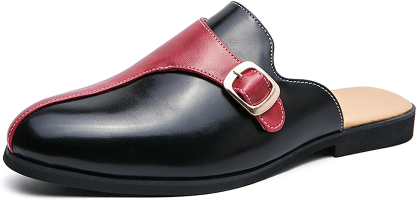 Мужские кожаные лоферы без шнурков с металлической пряжкой, классические двухцветные, удобные, как комнатные туфли, для бизнеса, офиса, формальных и повседневных случаев, свадеб Tixewsjh, черный/красный
Мужские кожаные лоферы без шнурков с металлической пряжкой, классические двухцветные, удобные, как комнатные туфли, для бизнеса, офиса, формальных и повседневных случаев, свадеб Tixewsjh, черный/красный
