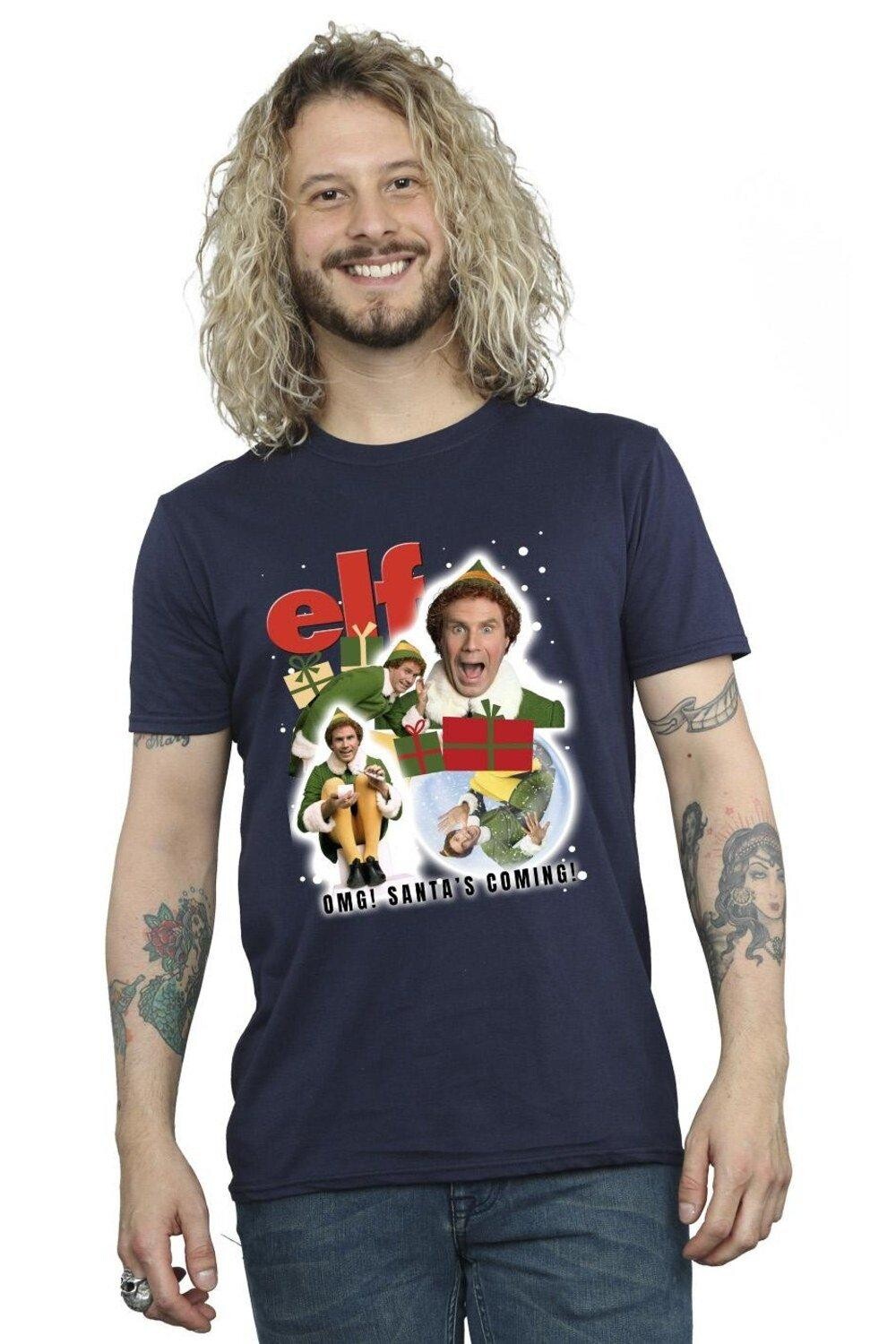 Футболка Buddy с коллажем Elf, темно-синий
Футболка Buddy с коллажем Elf, темно-синий