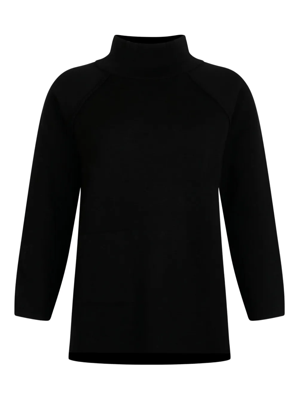 Свитер с высоким воротом и разрезами по бокам Gran Sasso, черный
Свитер с высоким воротом и разрезами по бокам Gran Sasso, черный