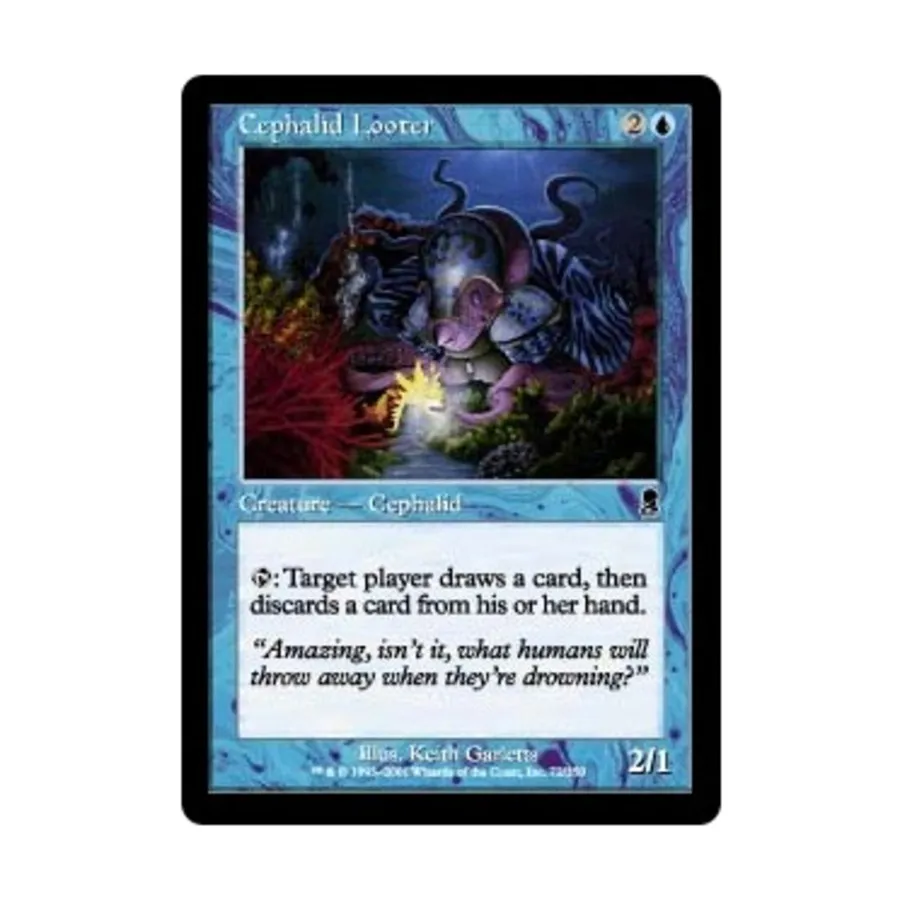 CCG Цефалид-грабитель (C), MTG - Odyssey
CCG Цефалид-грабитель (C), MTG - Odyssey