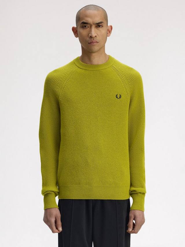 Джемпер с круглым вырезом и регланными рукавами из шерсти Fred Perry, Tennis Bl Yellow
Джемпер с круглым вырезом и регланными рукавами из шерсти Fred Perry, Tennis Bl Yellow