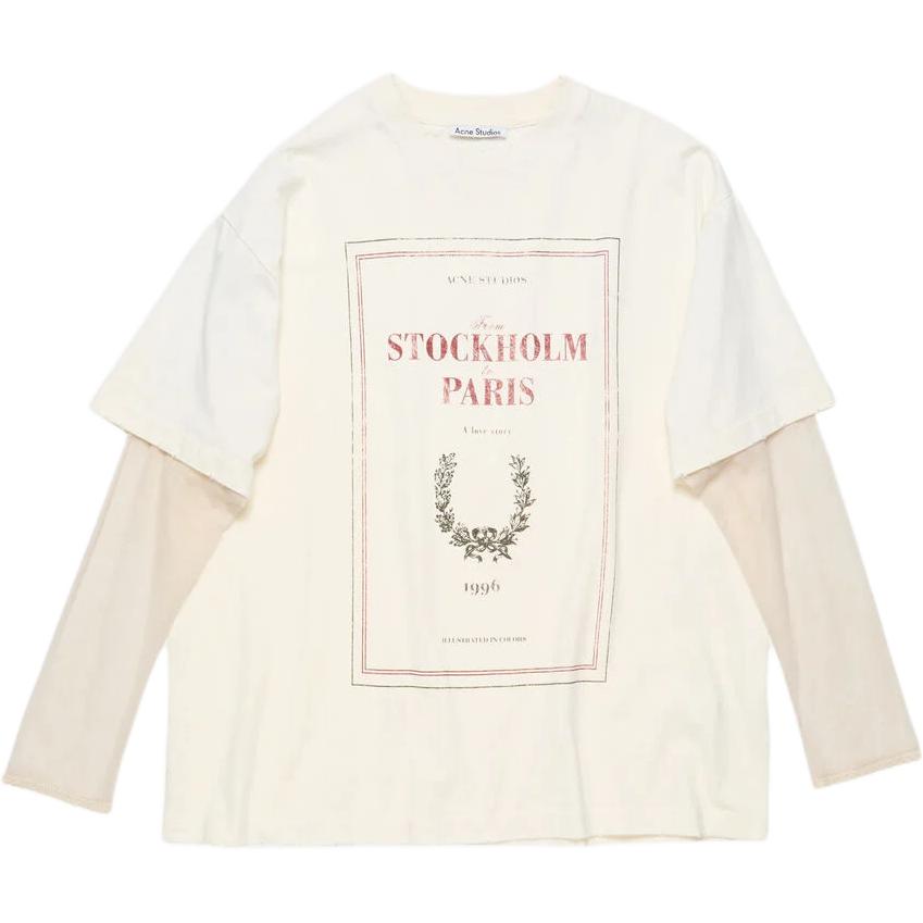 Футболка с принтом слоган Acne Studios, Ecru, Бежевый, Футболка с принтом слоган Acne Studios, Ecru
Футболка с принтом слоган Acne Studios, Ecru, Бежевый, Футболка с принтом слоган Acne Studios, Ecru