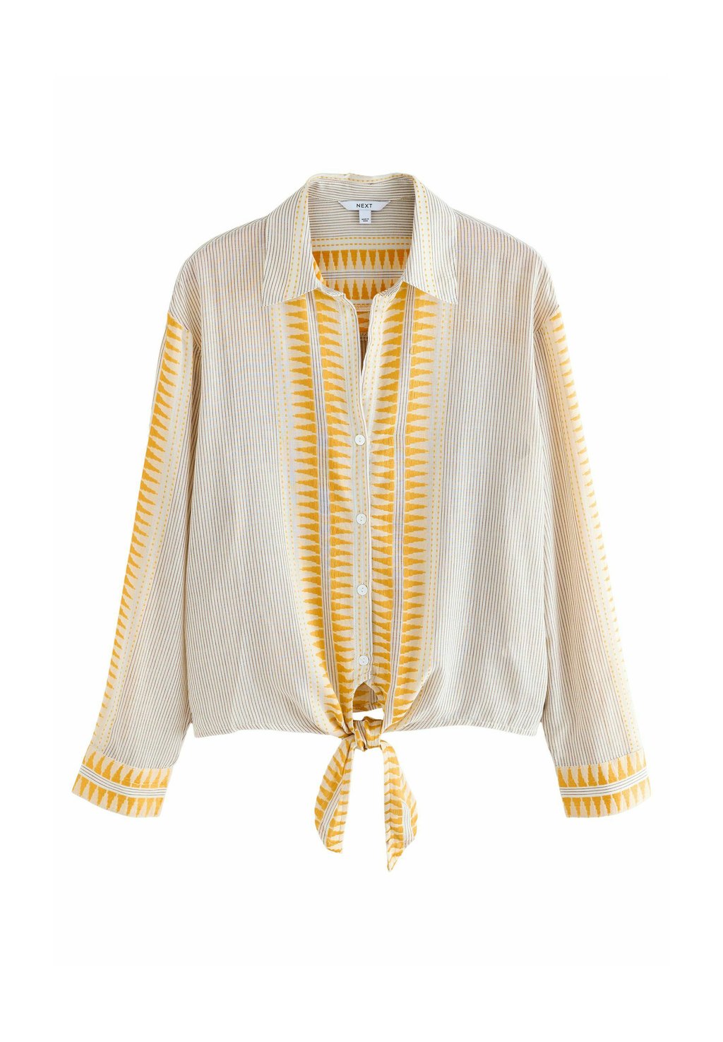 Блузка на пуговицах EMBROIDERED DETAIL TIE FRONT Next, бежевый
Блузка на пуговицах EMBROIDERED DETAIL TIE FRONT Next, бежевый