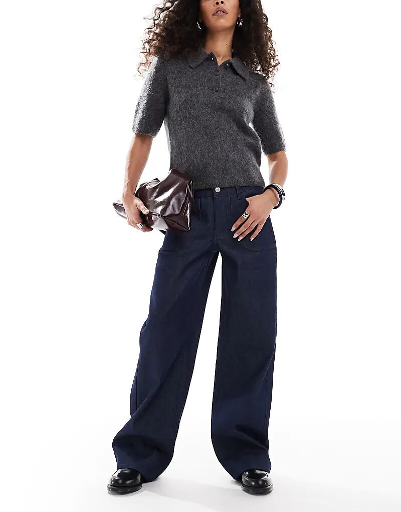 Джинсы-карго ASOS DESIGN с низкой талией, цвет чернильный
Джинсы-карго ASOS DESIGN с низкой талией, цвет чернильный