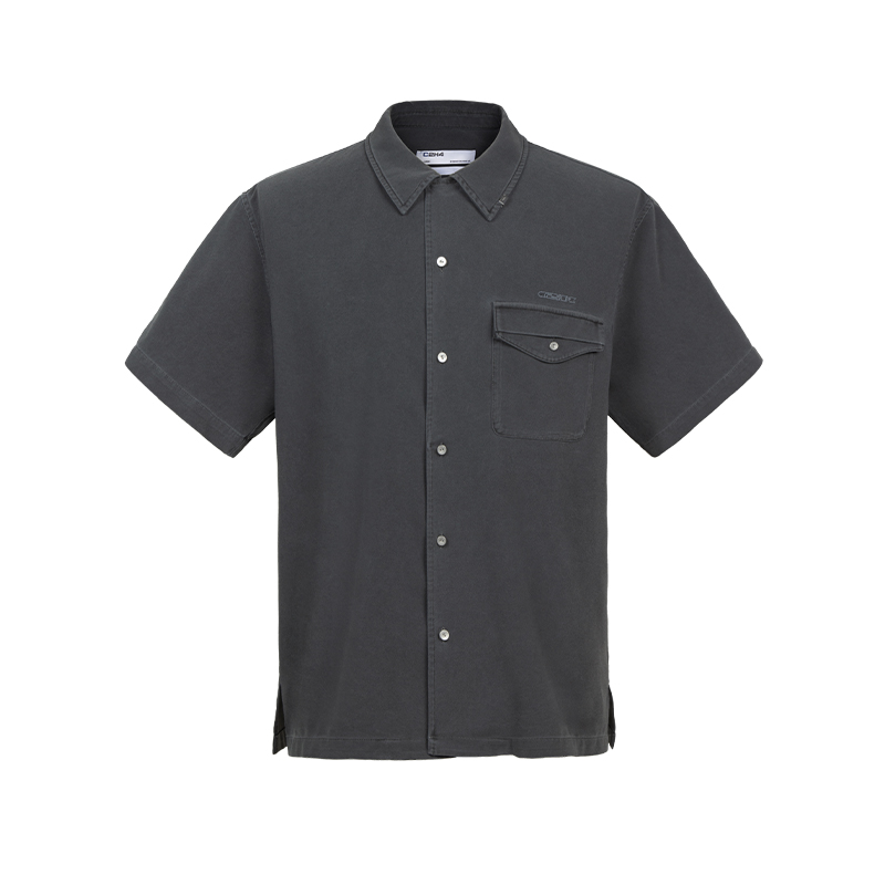 C2H4 Мужская рубашка темно-серого цвета
C2H4 Мужская рубашка темно-серого цвета