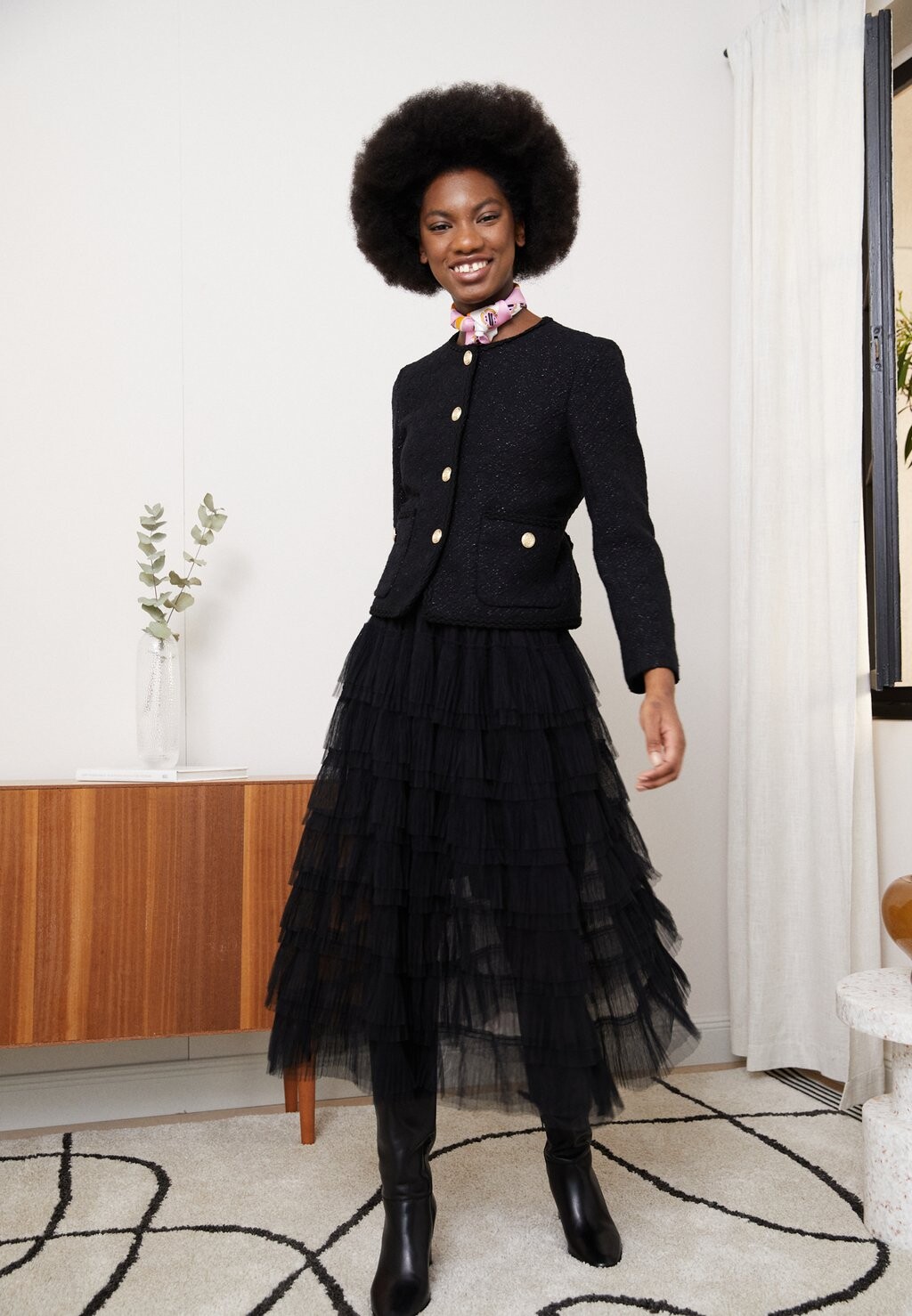 Плиссированная юбка maje, нуар
Плиссированная юбка maje, нуар