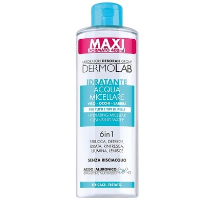 Увлажняющая мицеллярная очищающая вода 6 в 1, 400 мл, Dermolab
Увлажняющая мицеллярная очищающая вода 6 в 1, 400 мл, Dermolab