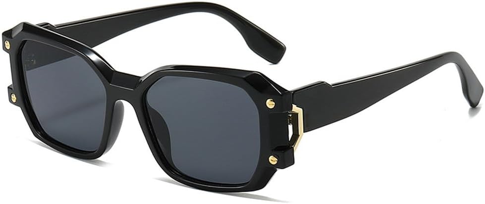 Роскошные модные двухцветные женские солнцезащитные очки в стиле ретро с заклепками, модные мужские солнцезащитные очки с уникальным дизайном и защитой от УФ-излучения UV400 TKKTLLT, Black Gray
Роскошные модные двухцветные женские солнцезащитные очки в стиле ретро с заклепками, модные мужские солнцезащитные очки с уникальным дизайном и защитой от УФ-излучения UV400 TKKTLLT, Black Gray