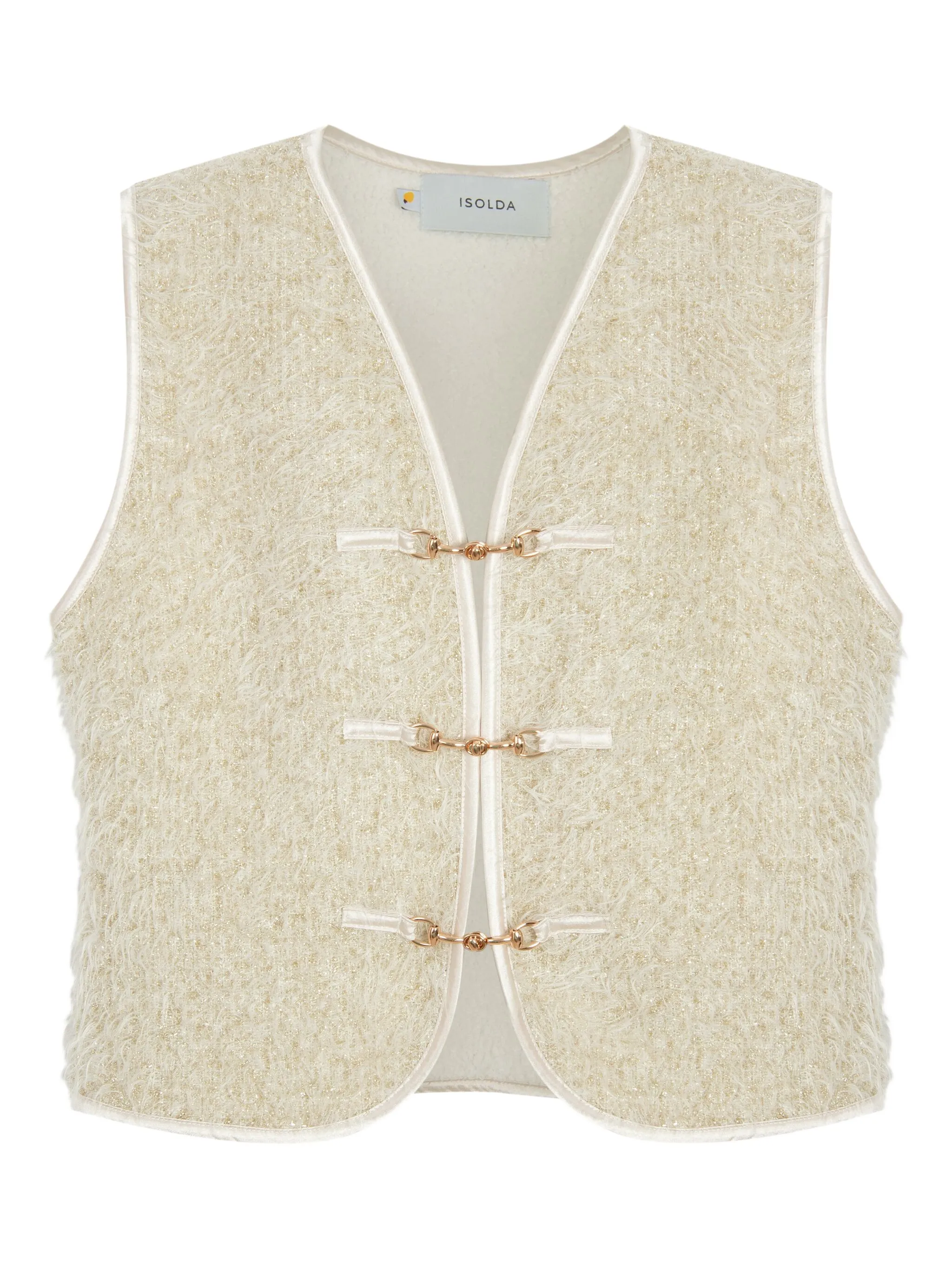 Фактурный жилет Mandacaru Isolda, белый
Фактурный жилет Mandacaru Isolda, белый