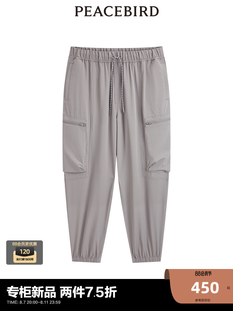 Брюки мужские Peacebird с завязками, серый
Брюки мужские Peacebird с завязками, серый