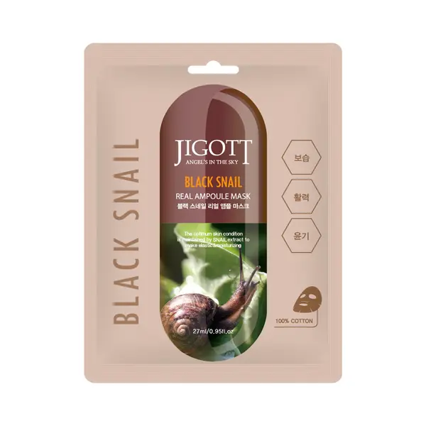 Тканевая маска для лица, 1 шт. Jigott Black snail
Тканевая маска для лица, 1 шт. Jigott Black snail