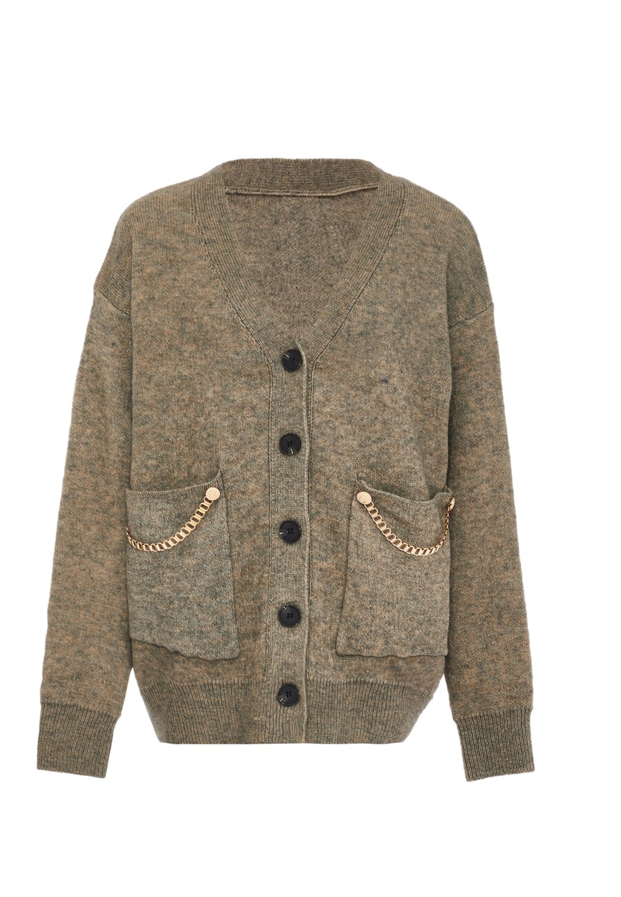 Вязаный кардиган caissa, темно-бежевый
Вязаный кардиган caissa, темно-бежевый