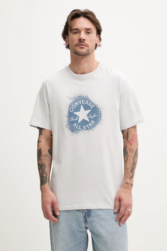 Хлопковая футболка Converse, серый
Хлопковая футболка Converse, серый