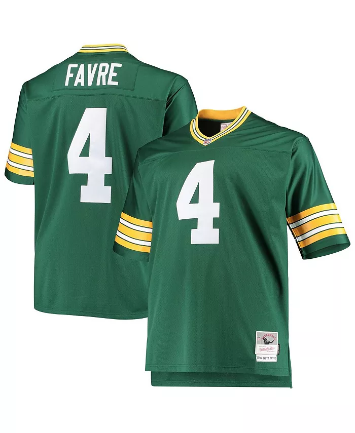 Мужская реплика джерси Brett Favre Green Green Bay Packers 1996 года для высоких и полных, вышедшая из обращения Mitchell & Ness
Мужская реплика джерси Brett Favre Green Green Bay Packers 1996 года для высоких и полных, вышедшая из обращения Mitchell & Ness