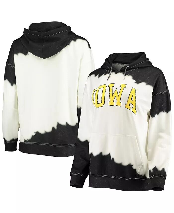 Женский белый и черный пуловер с капюшоном Iowa Hawkeyes For the Fun, окрашенный двойным погружением Gameday Couture
Женский белый и черный пуловер с капюшоном Iowa Hawkeyes For the Fun, окрашенный двойным погружением Gameday Couture
