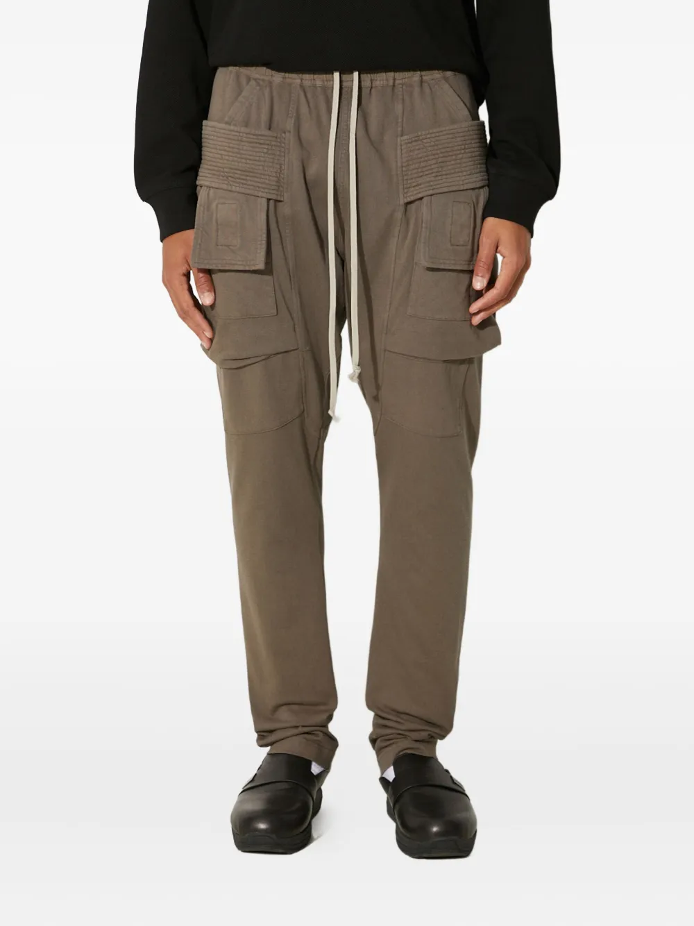 Брюки карго с кулиской Rick Owens DRKSHDW, коричневый
Брюки карго с кулиской Rick Owens DRKSHDW, коричневый