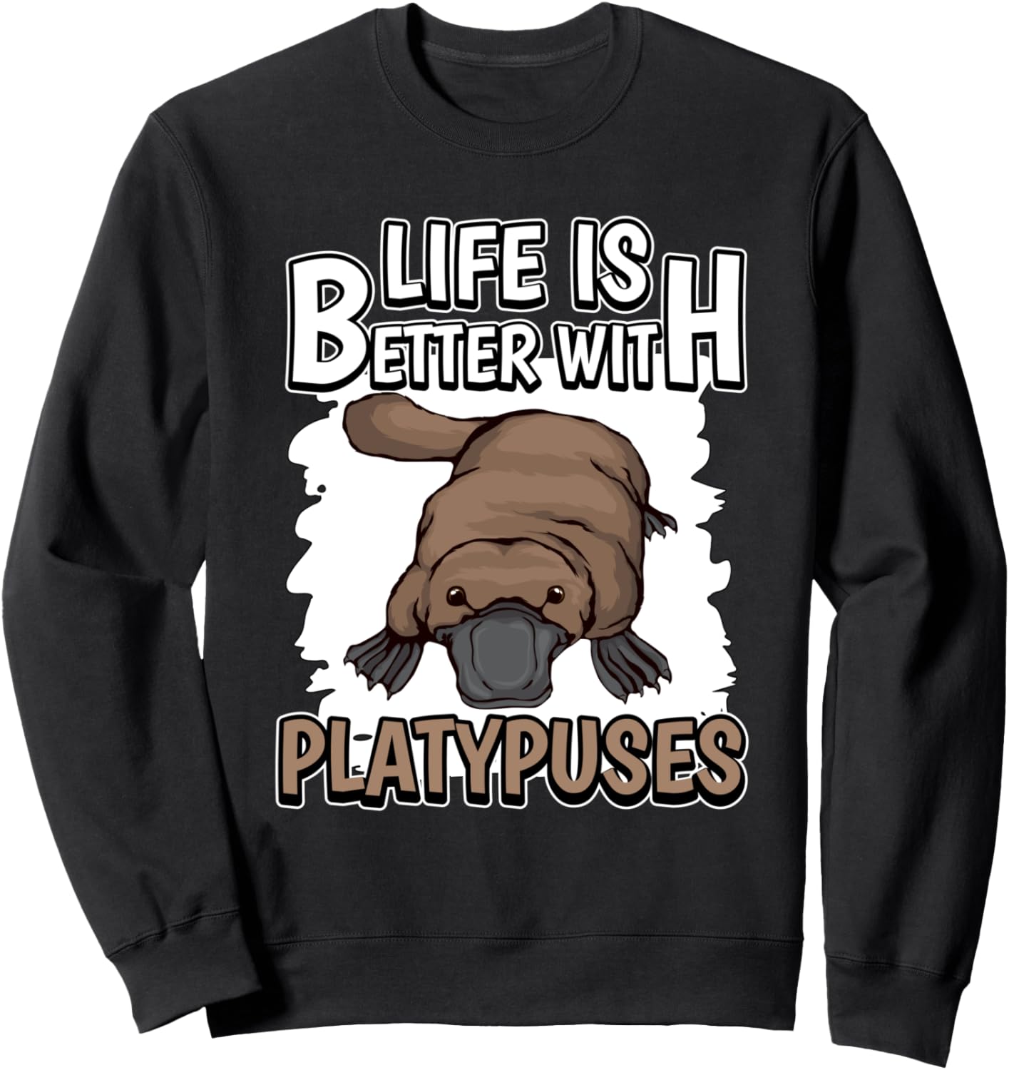 Жизнь с утконосами лучше! Толстовка с утконосами Funny Platypus Clothes Women Men Kids, черный
Жизнь с утконосами лучше! Толстовка с утконосами Funny Platypus Clothes Women Men Kids, черный